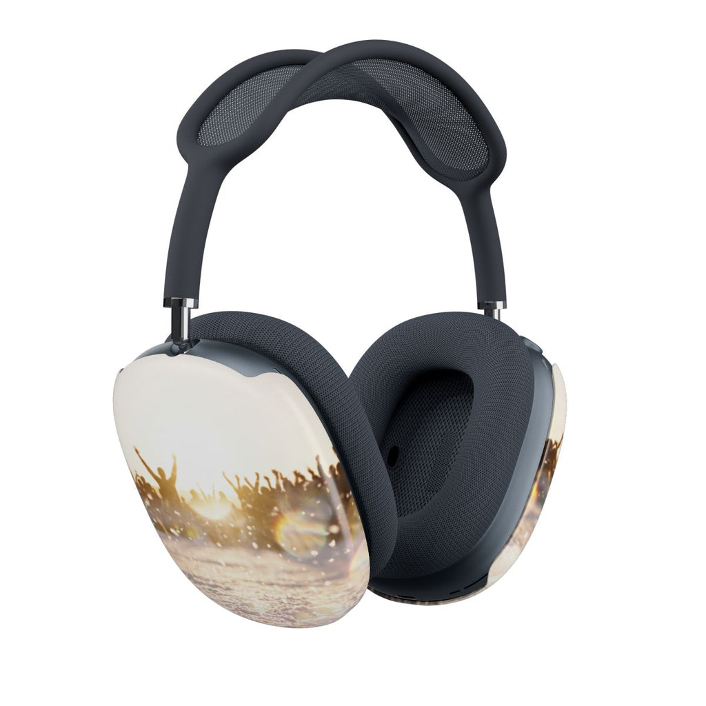 AirPod Max Cases with Golden Crowd Art