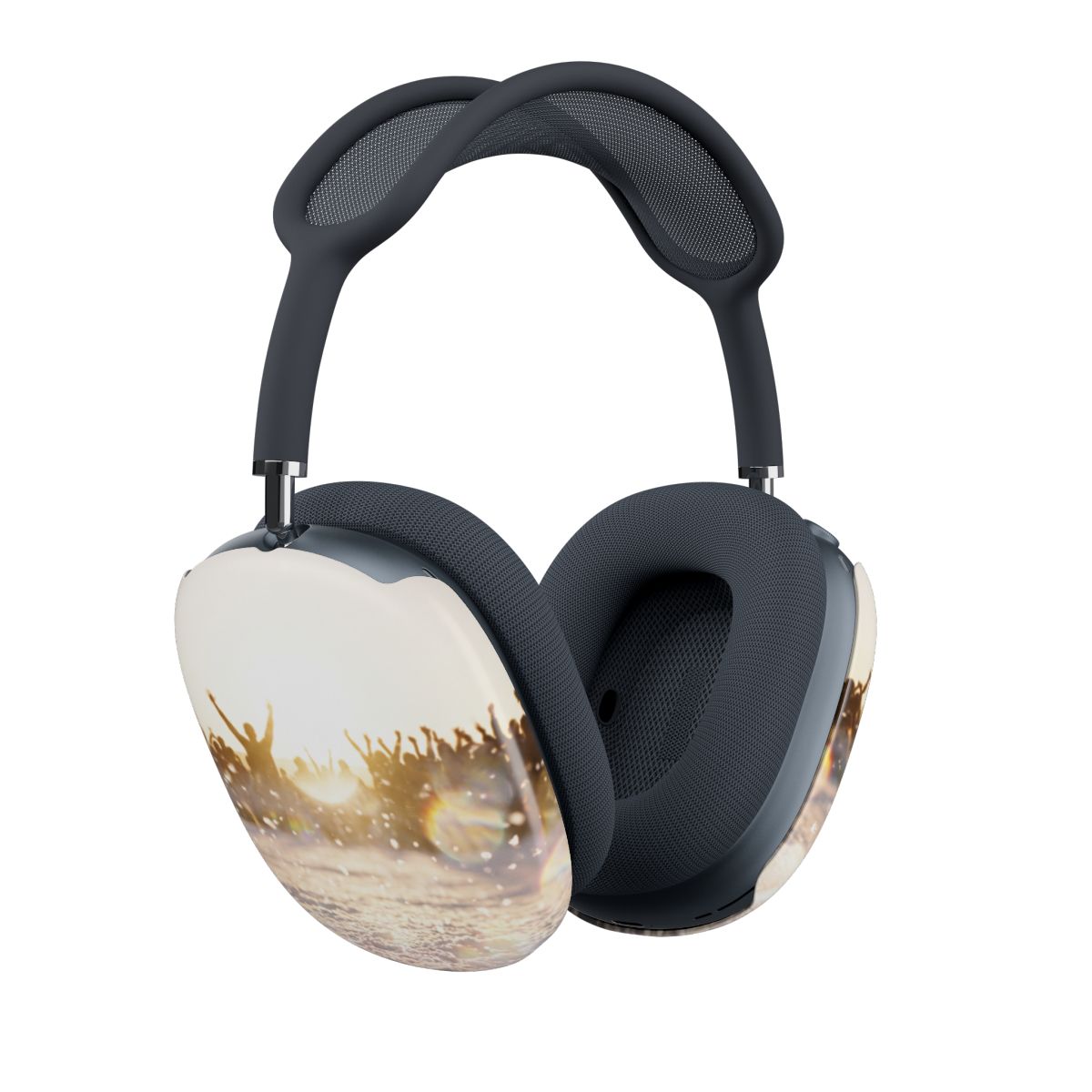 AirPod Max Cases with Golden Crowd Art