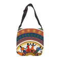 Adjustable Tote Bag - Unity Mandala Folk Art | Echovira...