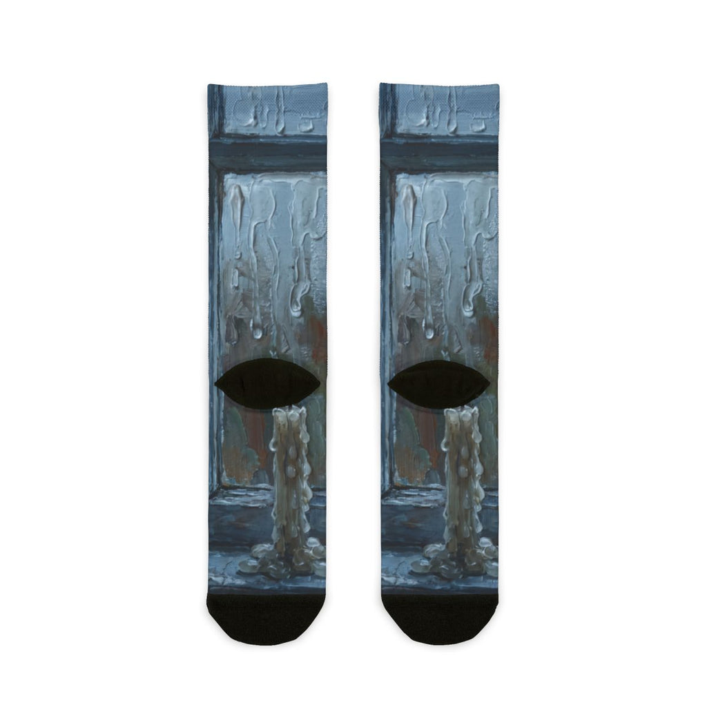 Sublimation Crew Socks - Candlelight Mood | Echovira Gallery