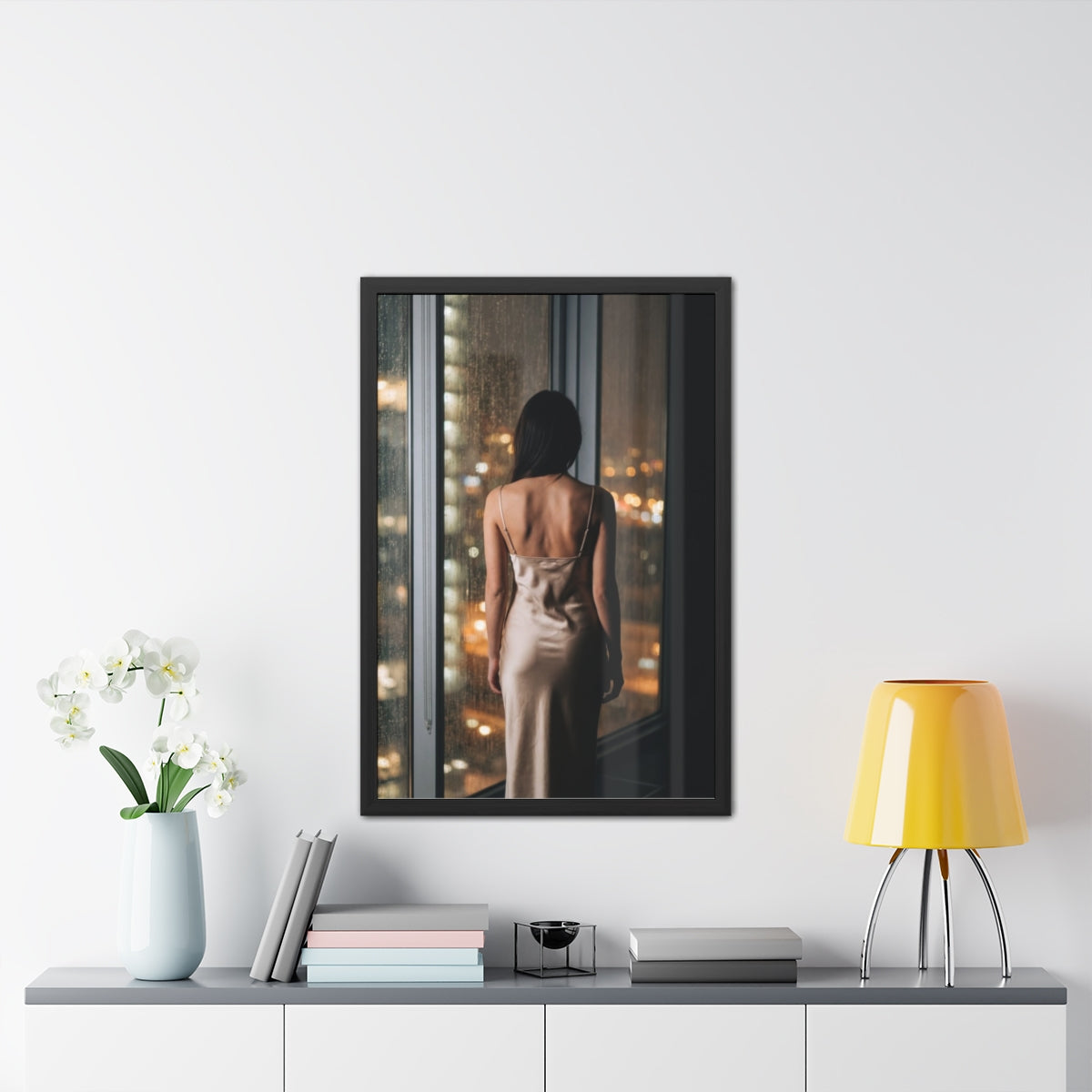 Framed Poster - Rainscape Silhouette — Portrait (8×12, 9×11...