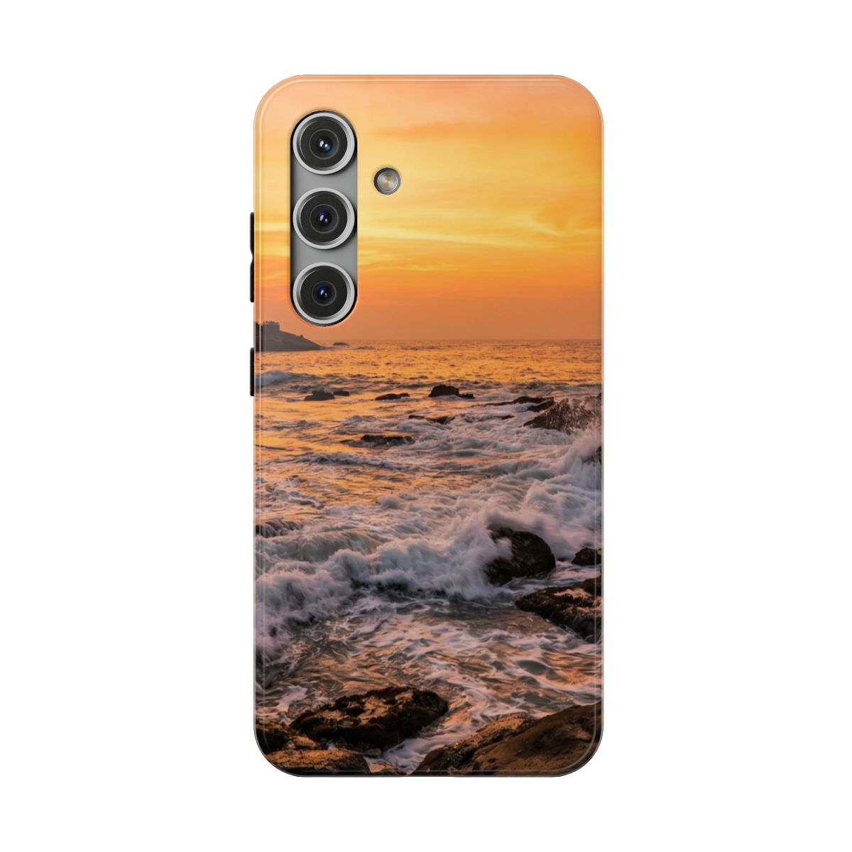 Impact-Resistant Case - Golden Hour Wave | Echovira Gallery