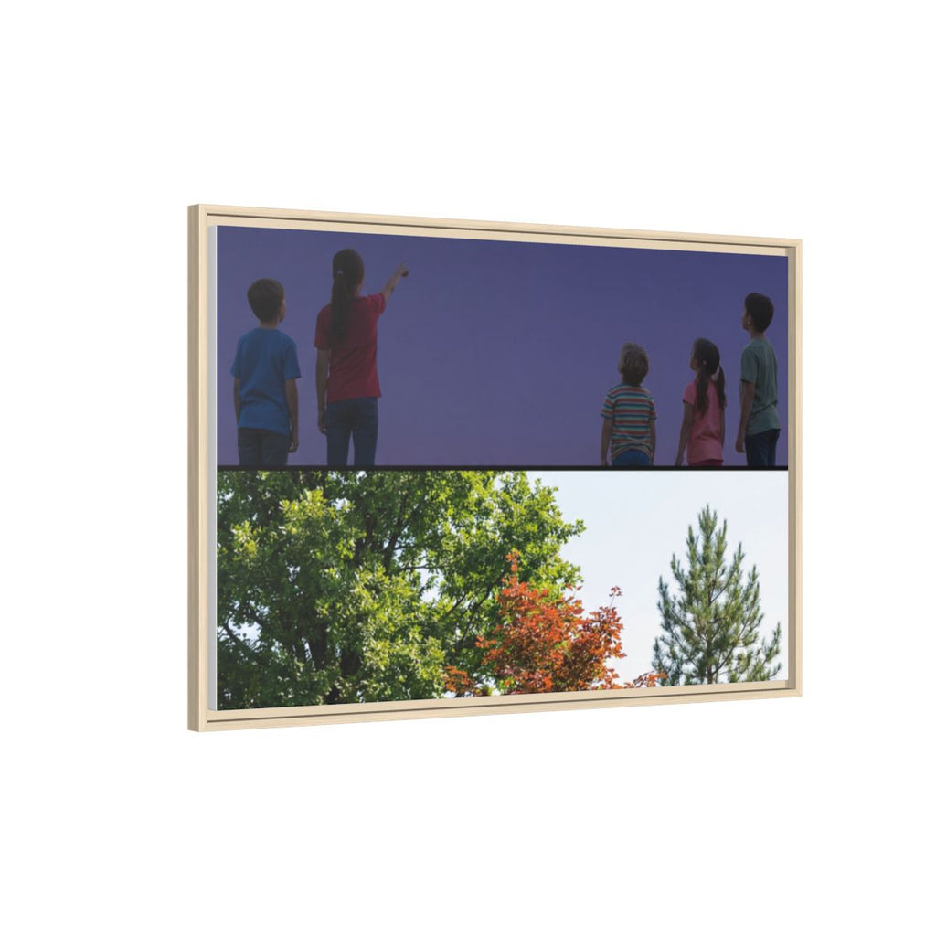 Matte Canvas, Framed - Constellation Woods
