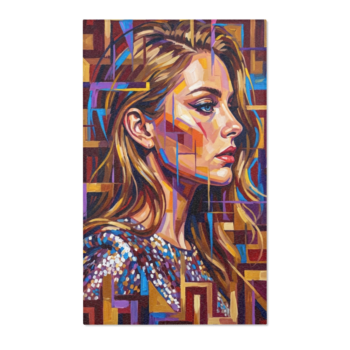 Area Rug - Shattered Elegance | Echovira Gallery