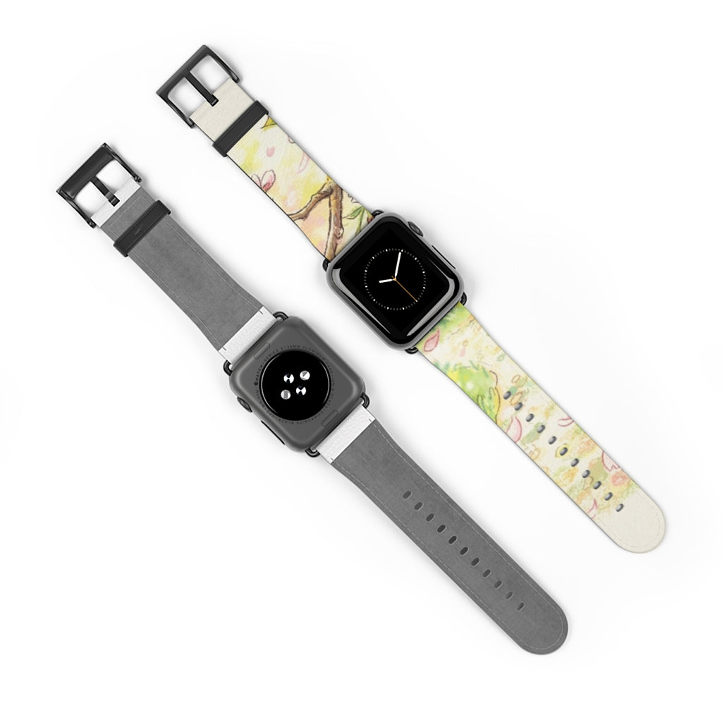 Apple Watch Band - Spring Blossom Path | Echovira Gallery