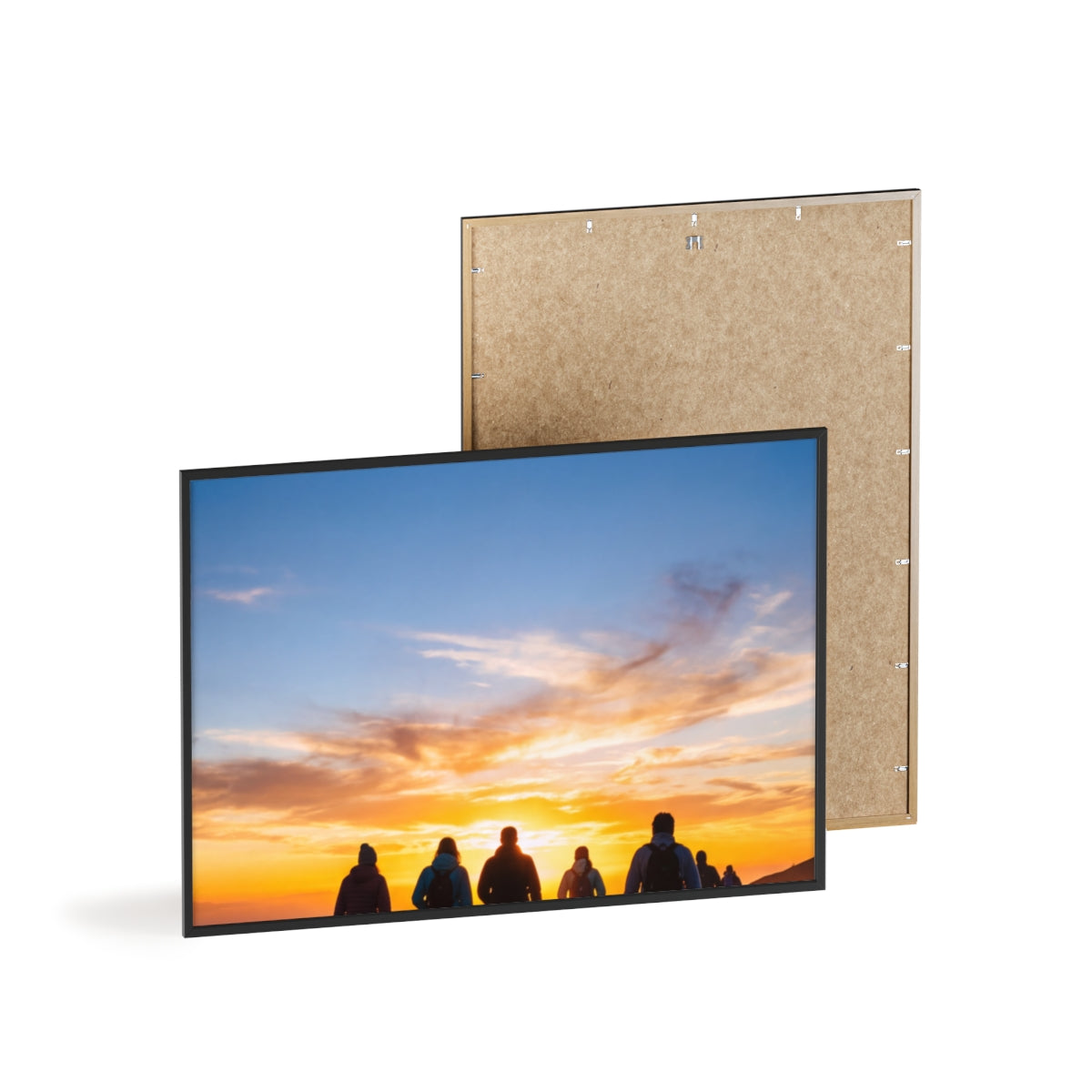 Posters with Wooden Frame - Sunrise Journey