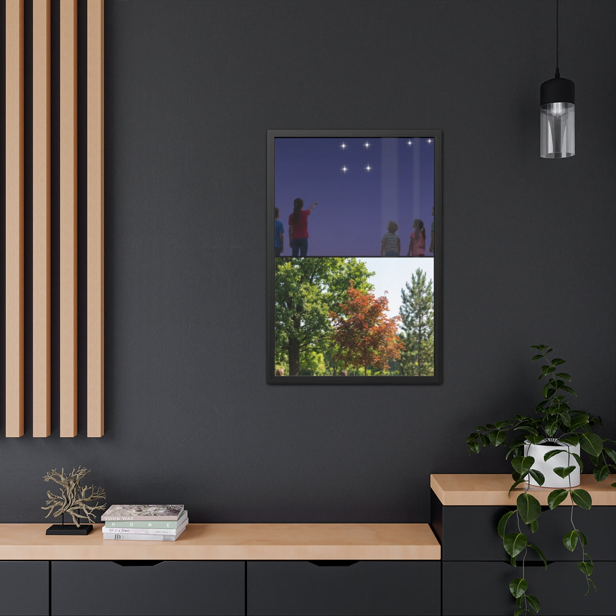 Framed Posters - Stardust & Forest Discovery — Portrait... |...