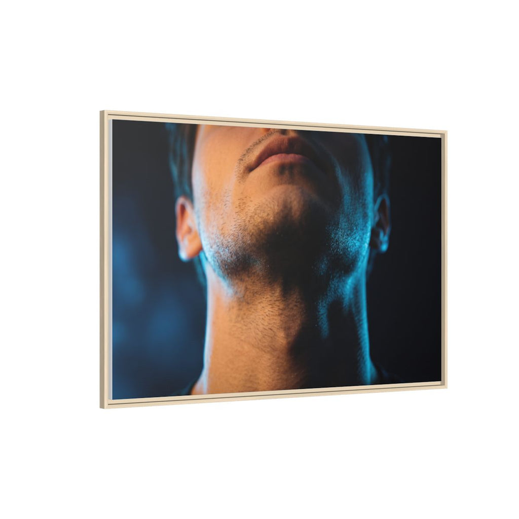 Framed Matte Canvas - Neon Noir