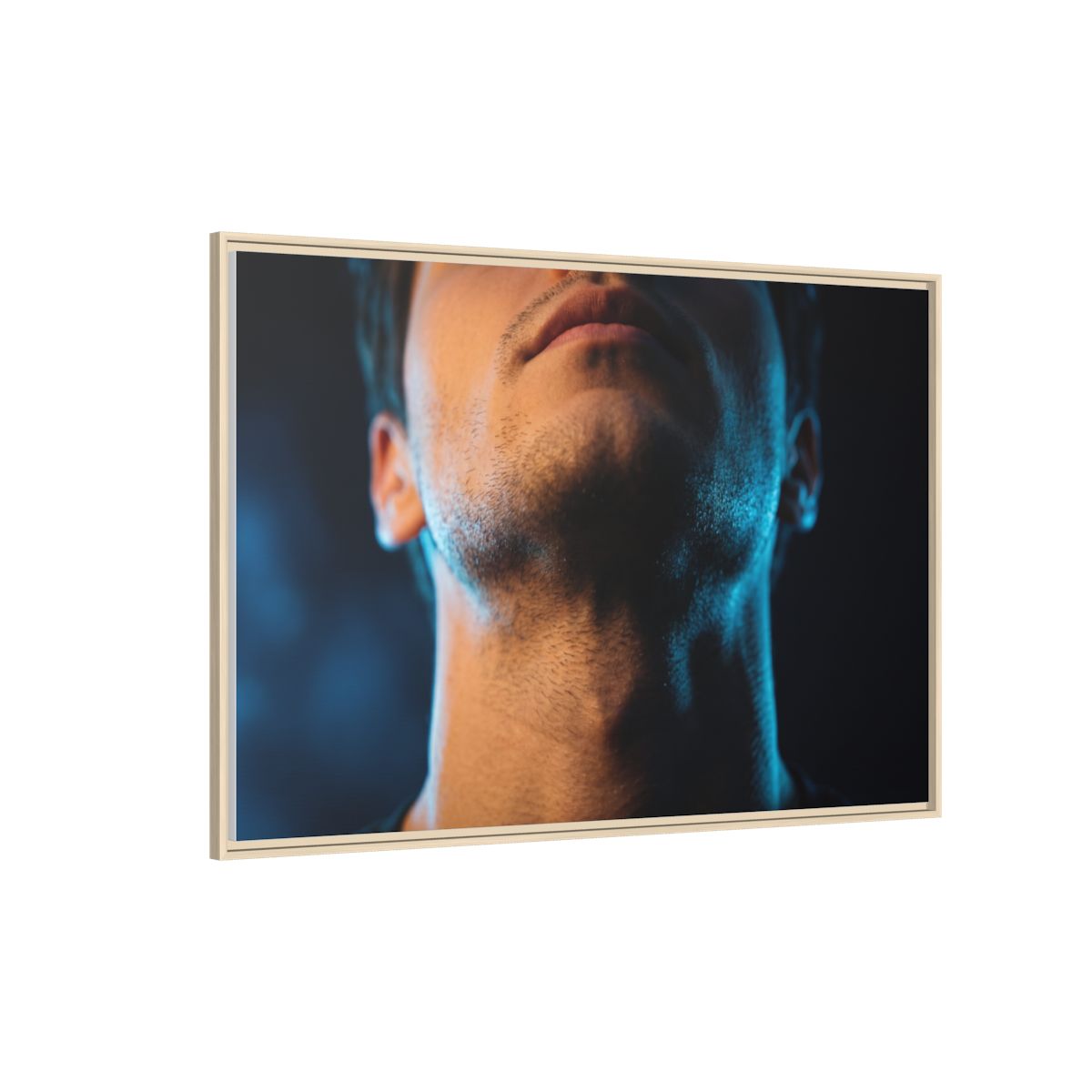 Framed Matte Canvas - Neon Noir