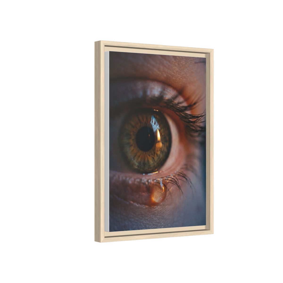 Matte Canvas, Framed - Luminous Tear