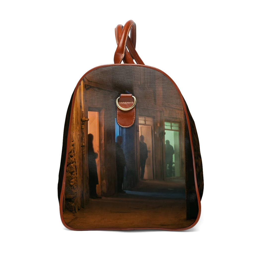 Waterproof Travel Bag - Shadowed Alleyway Mystery Art Print...