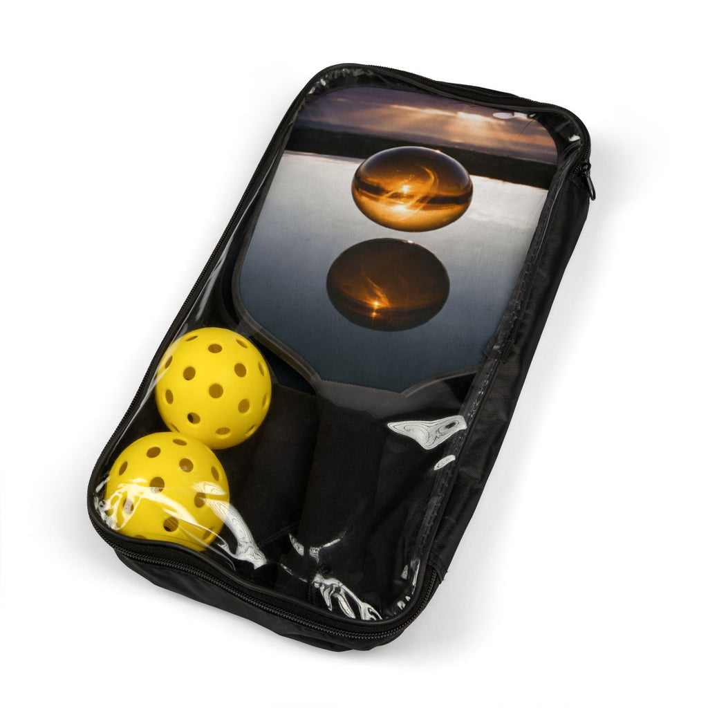 Pickleball Kit - Golden Solstice Sphere | Echovira Gallery