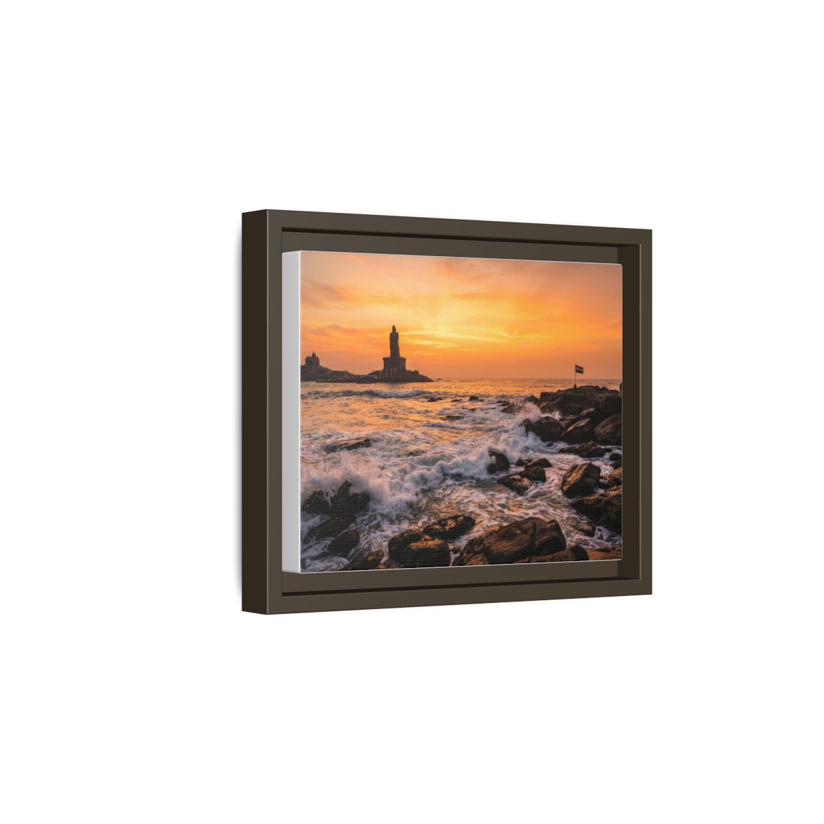 Framed Matte Canvas - Majestic Golden Coast