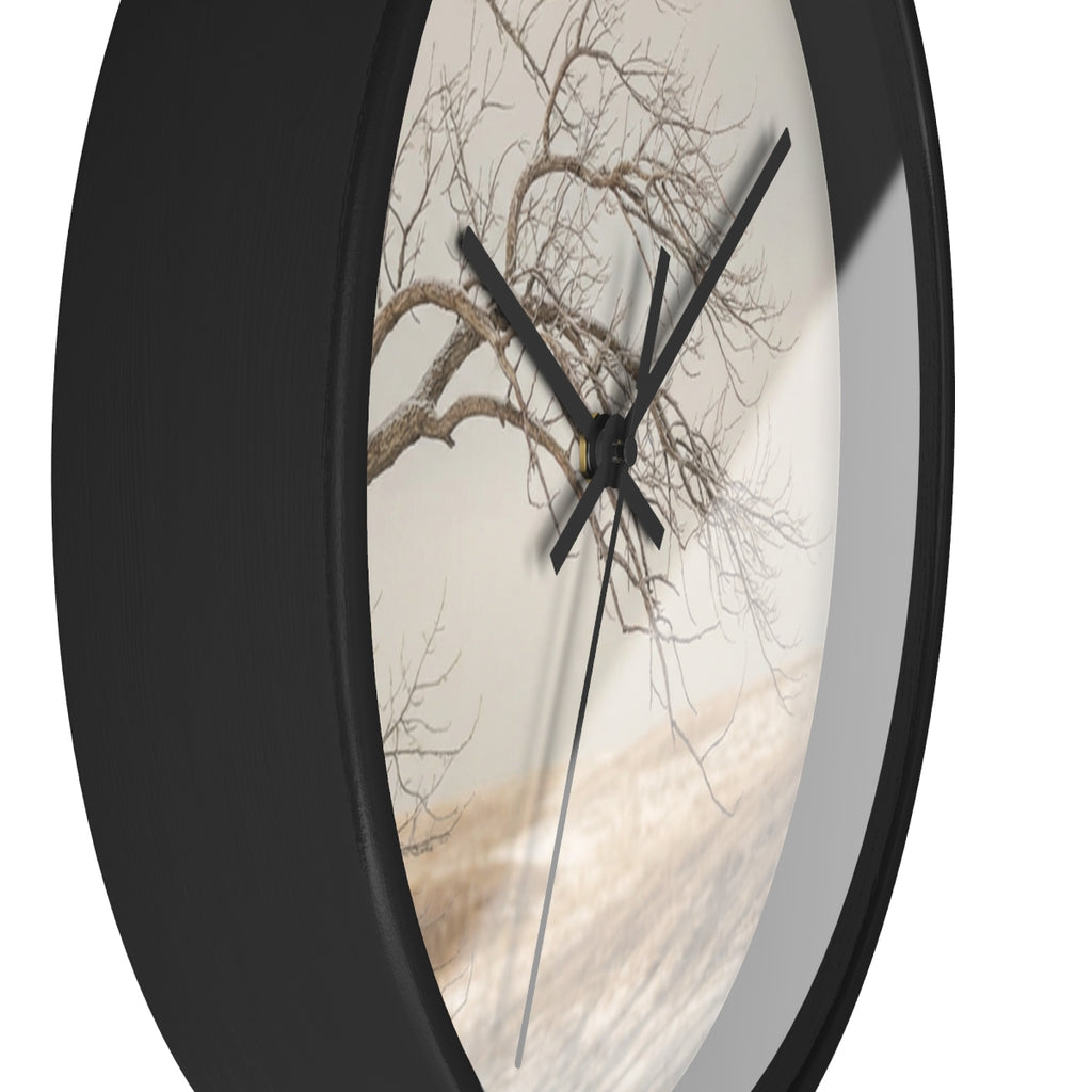 Wall Clock - Winter Branch Solitude Landscape | Echovira...