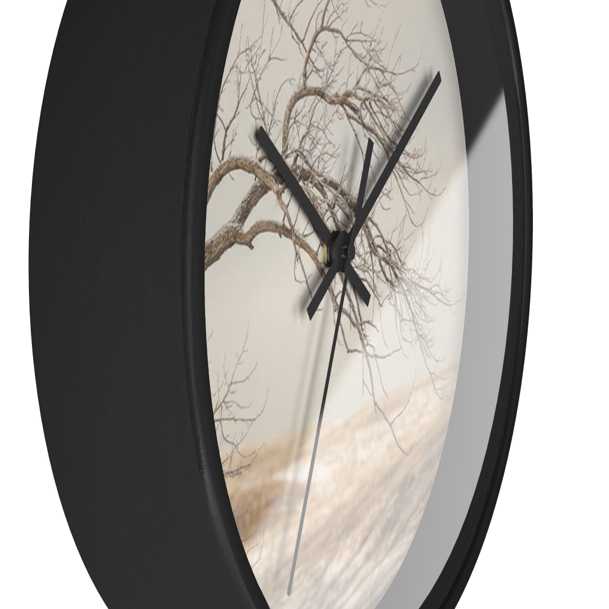 Wall Clock - Winter Branch Solitude Landscape | Echovira...
