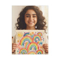 Toddler Blanket - Rainbow Whimsy Nap Throw | Echovira...