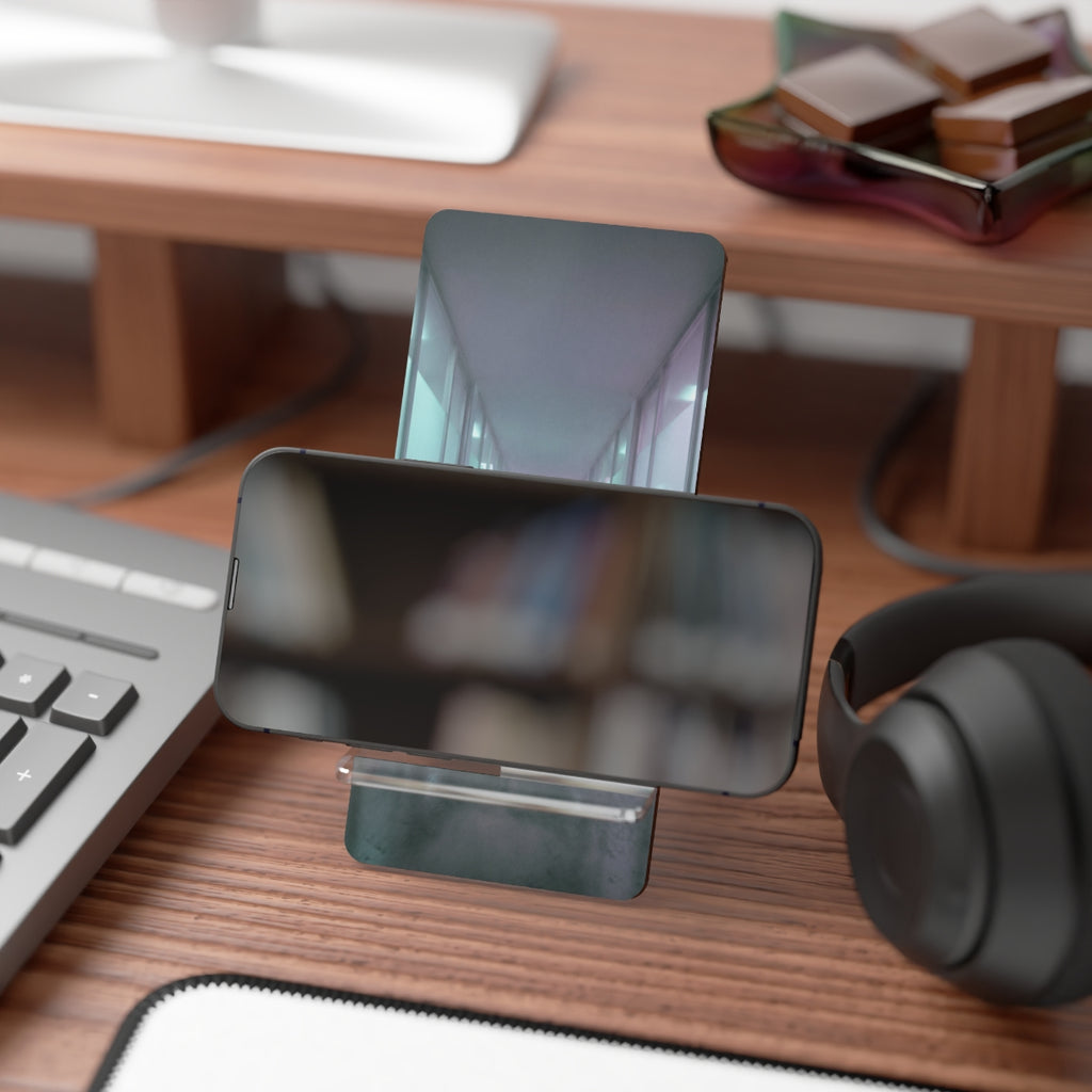 Mobile Display Stand for Smartphones - Liminal Corridor Fog...