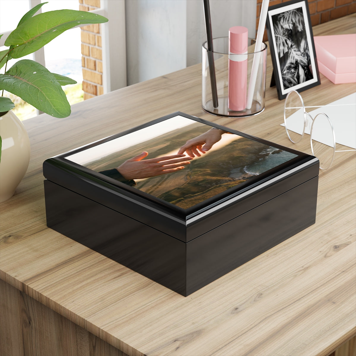 Jewelry Box - The Infinite Touch | Ethereal Coastal Art |...