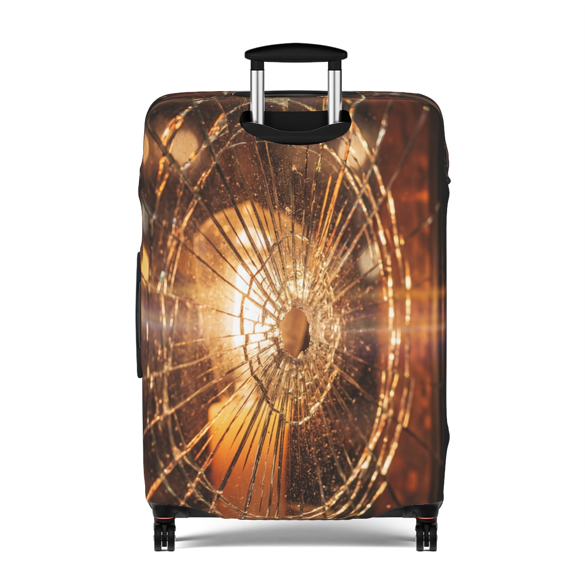 Luggage Cover - Moody Amber Glow
