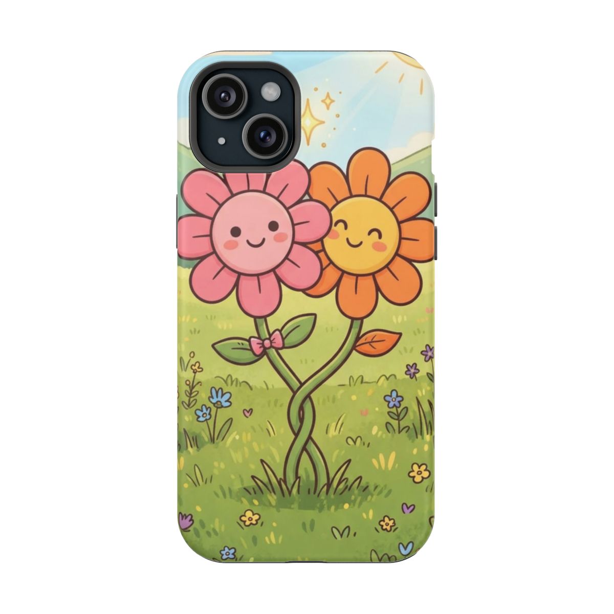 Impact-Resistant Cases - Sunny Meadow Friends Floral Art |...