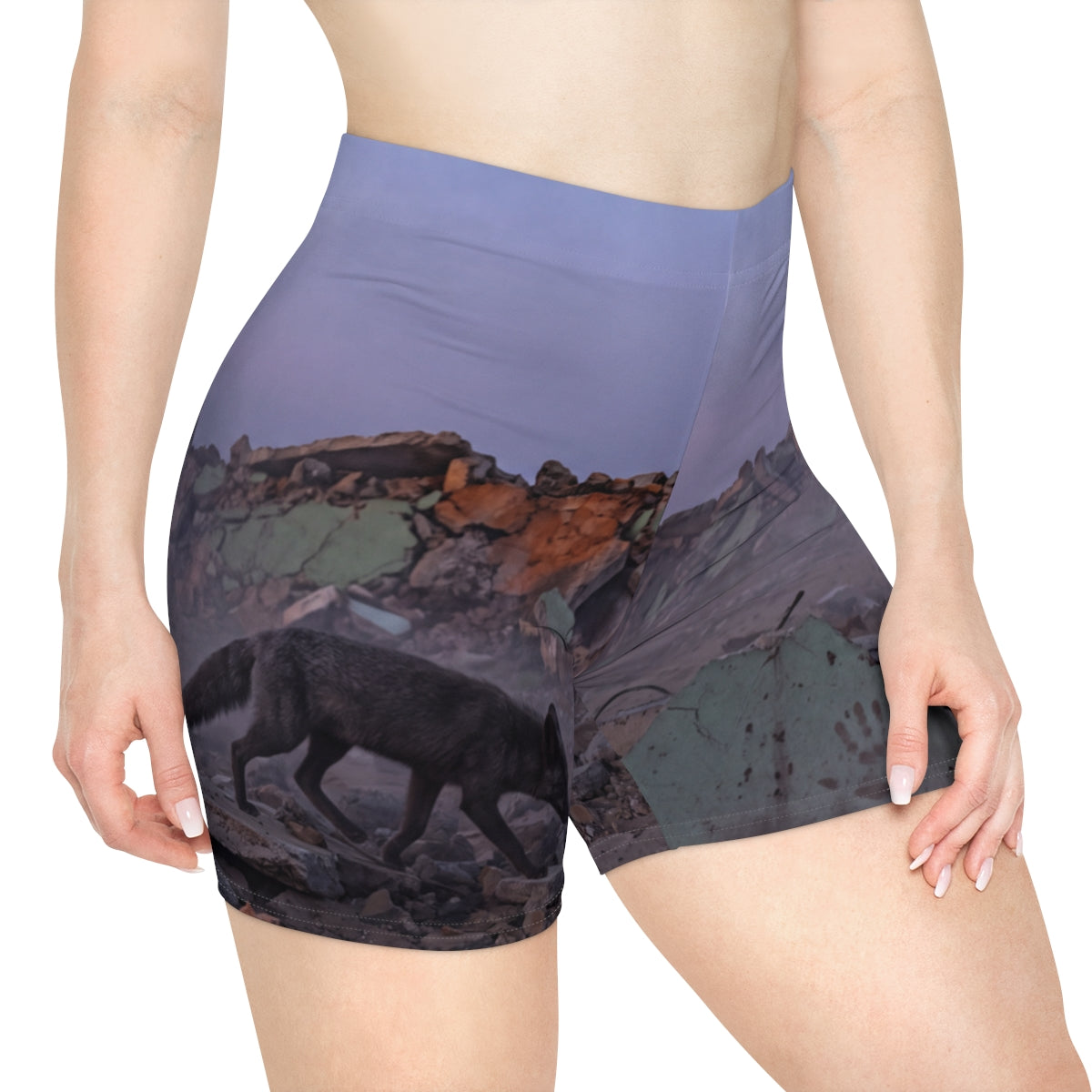 Women's Biker Shorts - Twilight Horizon Fit | Echovira...