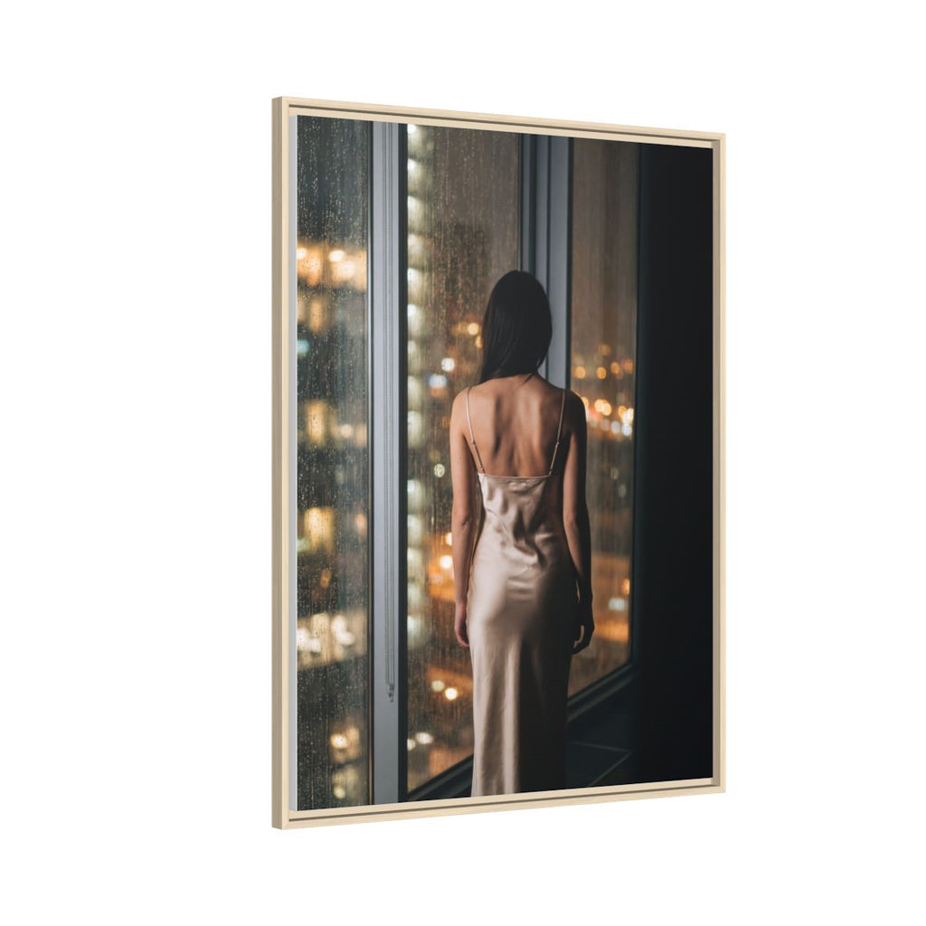 Framed Matte Canvas - Cinematic Nights — Natural / 1.25"