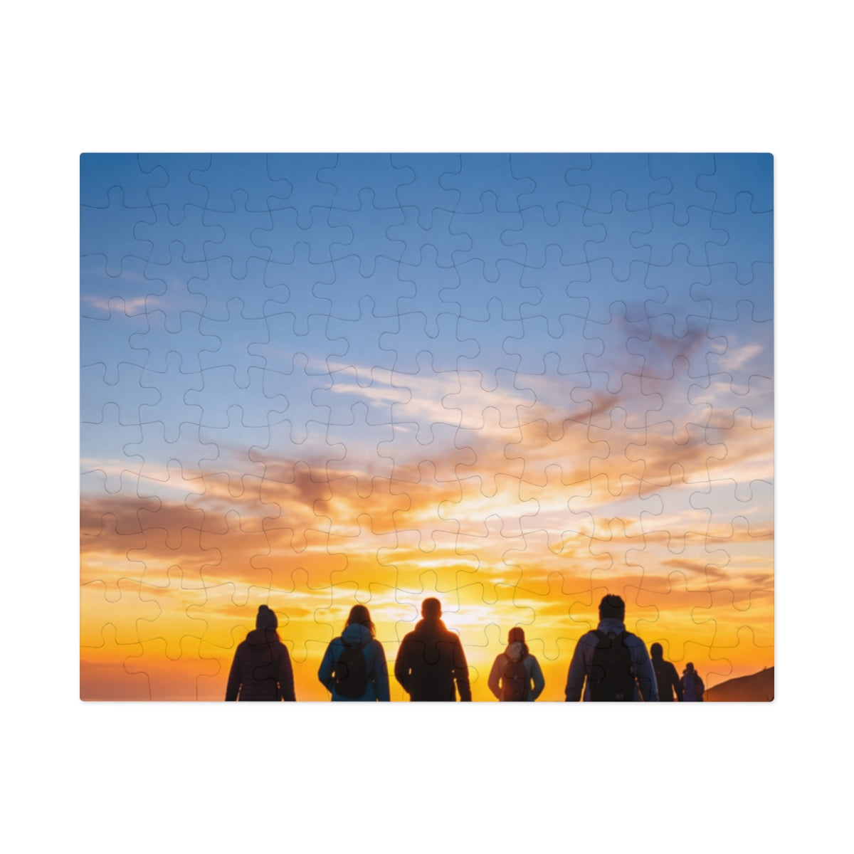 Jigsaw Puzzle with Tin - Epic Dawn Trek
