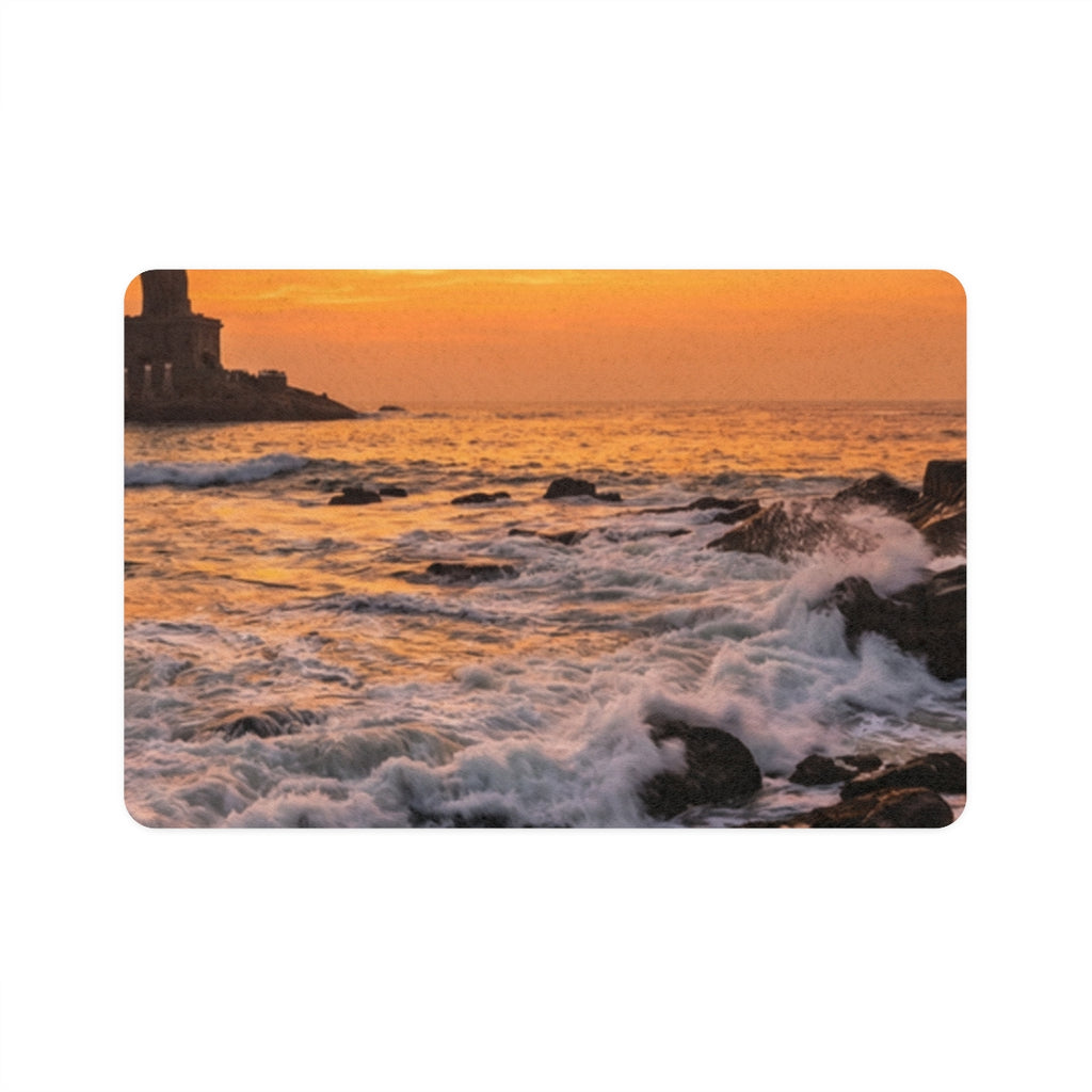 Pet Food Mat - Majestic Ocean Dawn