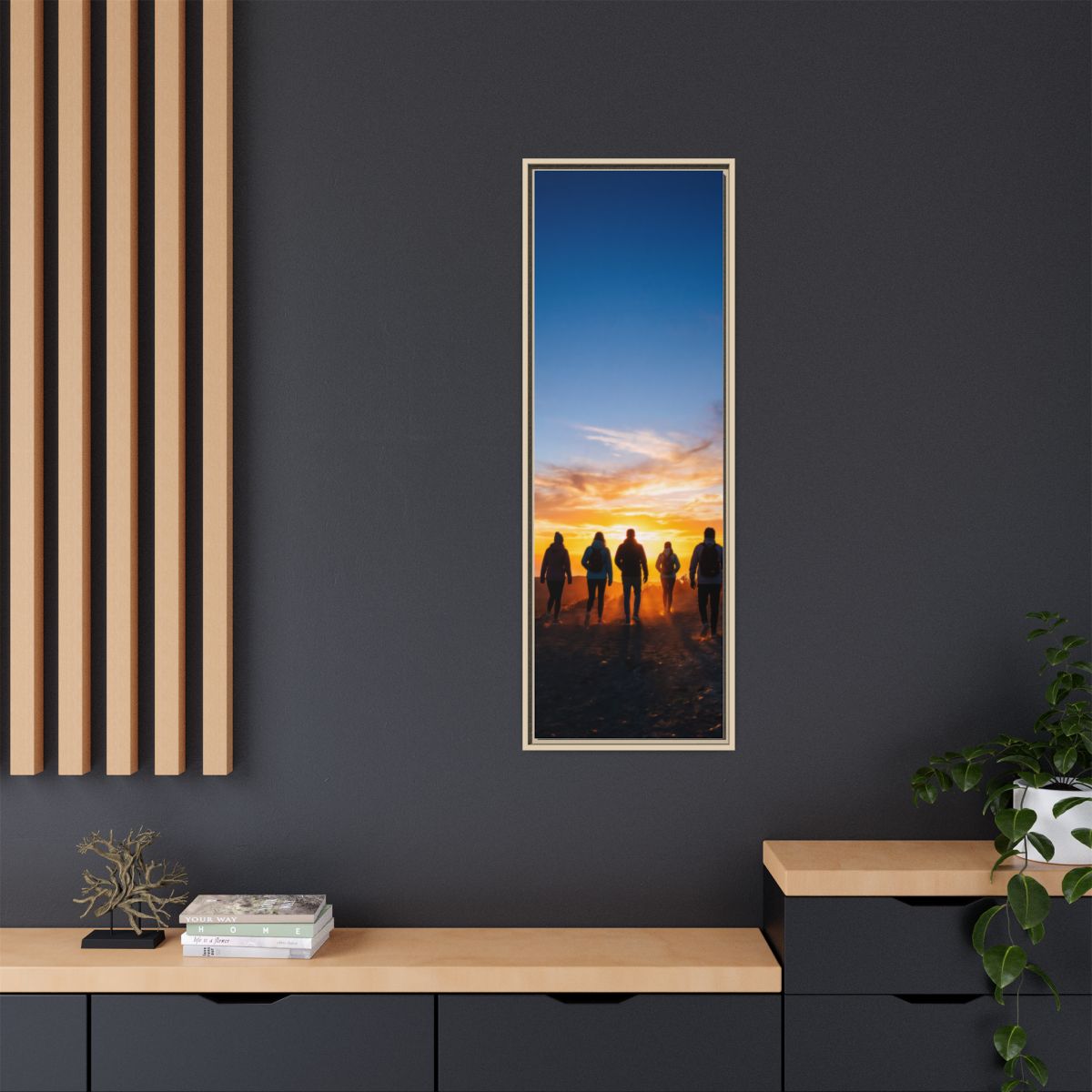 Matte Canvas, Framed - Epic Dawn Trek