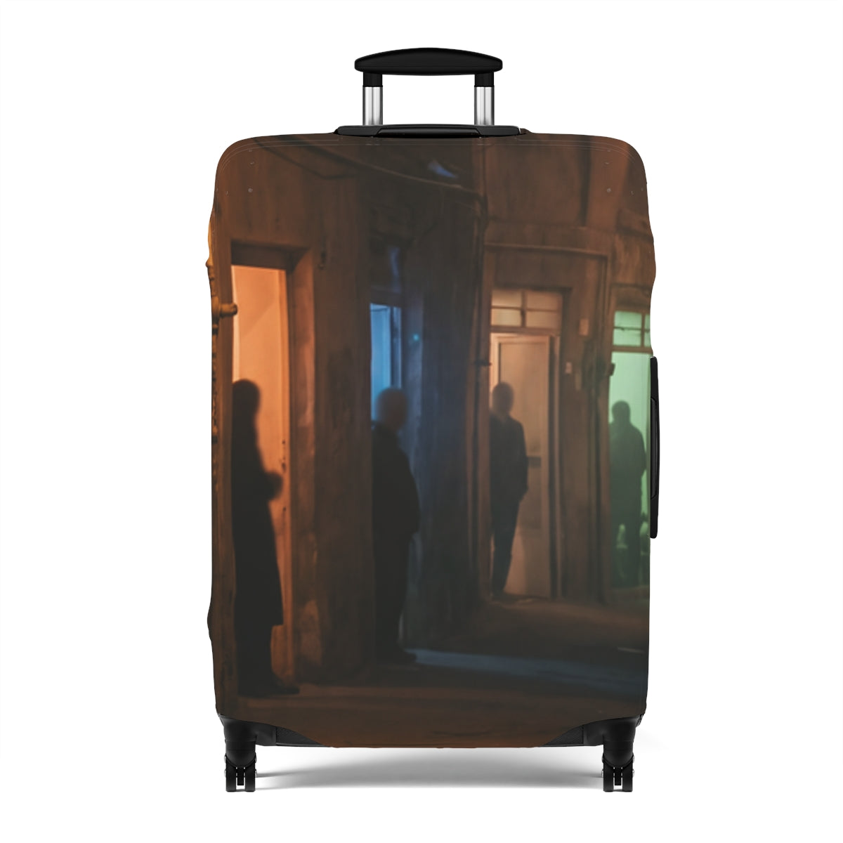 Luggage Cover - Shadowed Alleyway Mystery Art Print |...