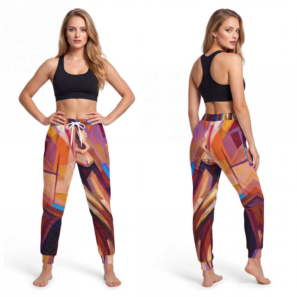 Athletic Joggers - Shattered Elegance | Echovira Gallery