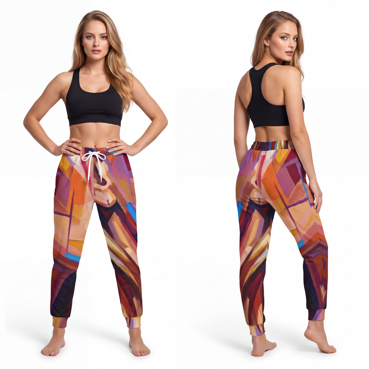 Athletic Joggers - Shattered Elegance | Echovira Gallery