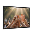 Framed Posters - Golden Rays of Unity Wall Art (10×8, 12×8...
