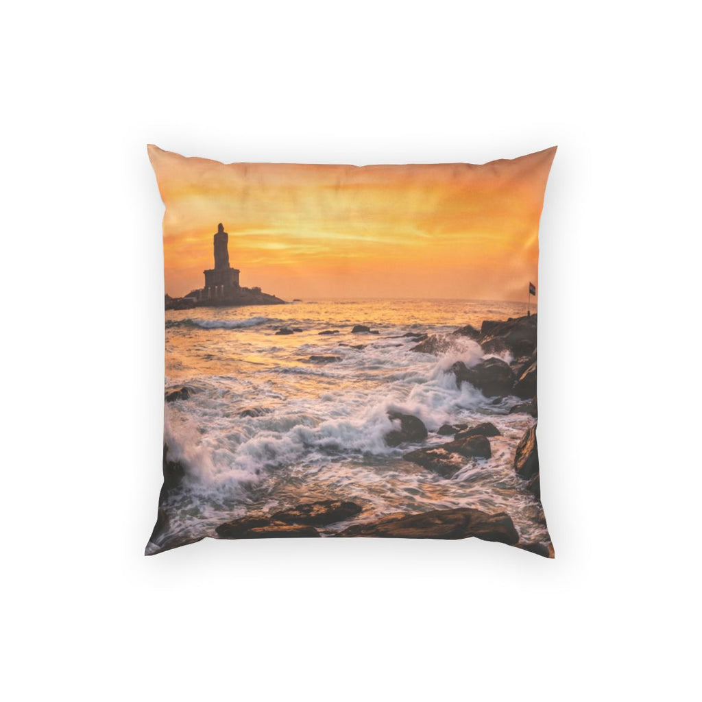 Velvet Pillow - Majestic Ocean Dawn