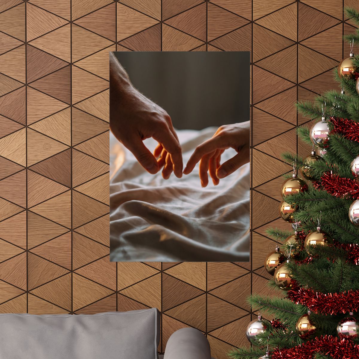 Matte Vertical Posters - Tender Touch (8×10 & 36×54) |...