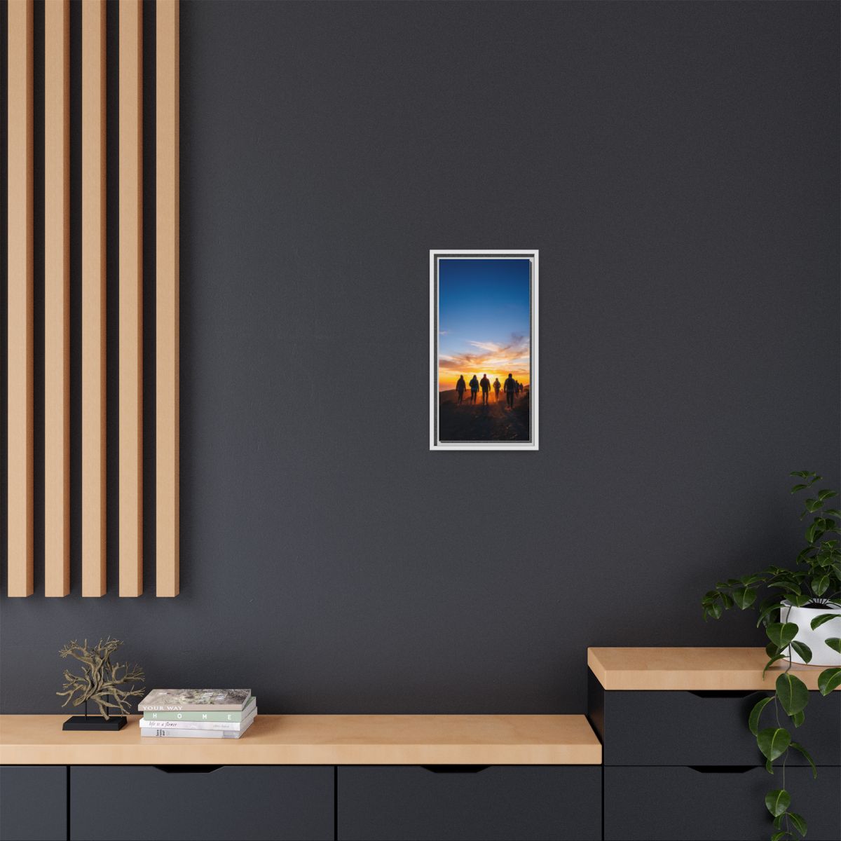 Matte Canvas, Framed - Epic Dawn Trek