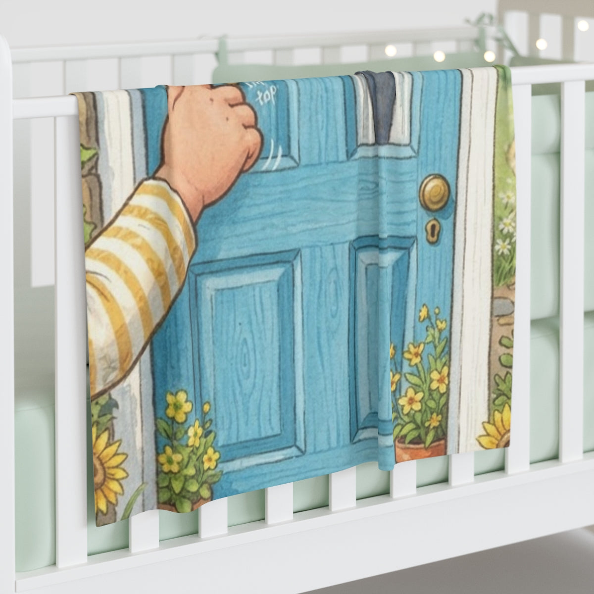 Baby Swaddle Blanket - Knock Knock Storybook | Echovira...