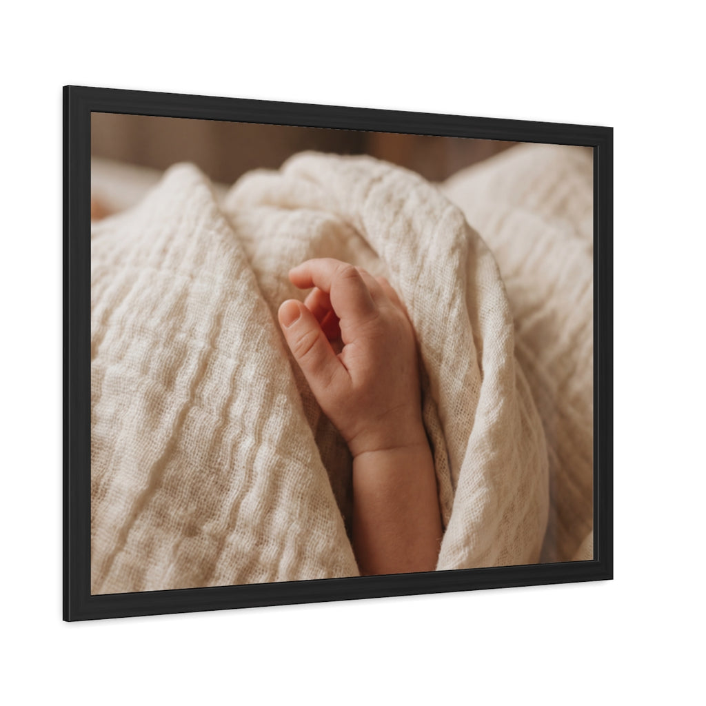 Framed Poster Wall Art - Boho Nursery — Landscape