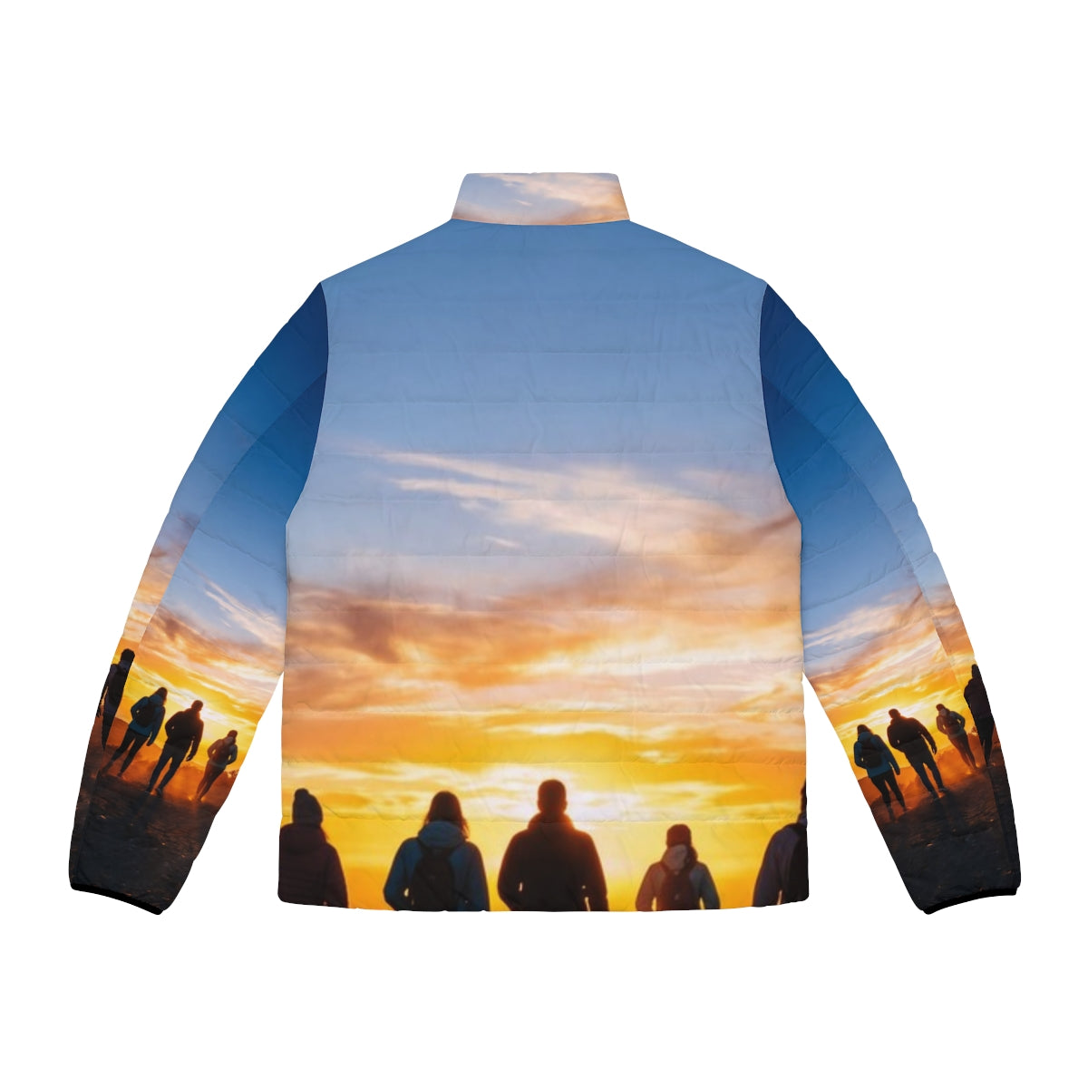 Men's Puffer Jacket - Sunset Ridge | Echovira Gallery