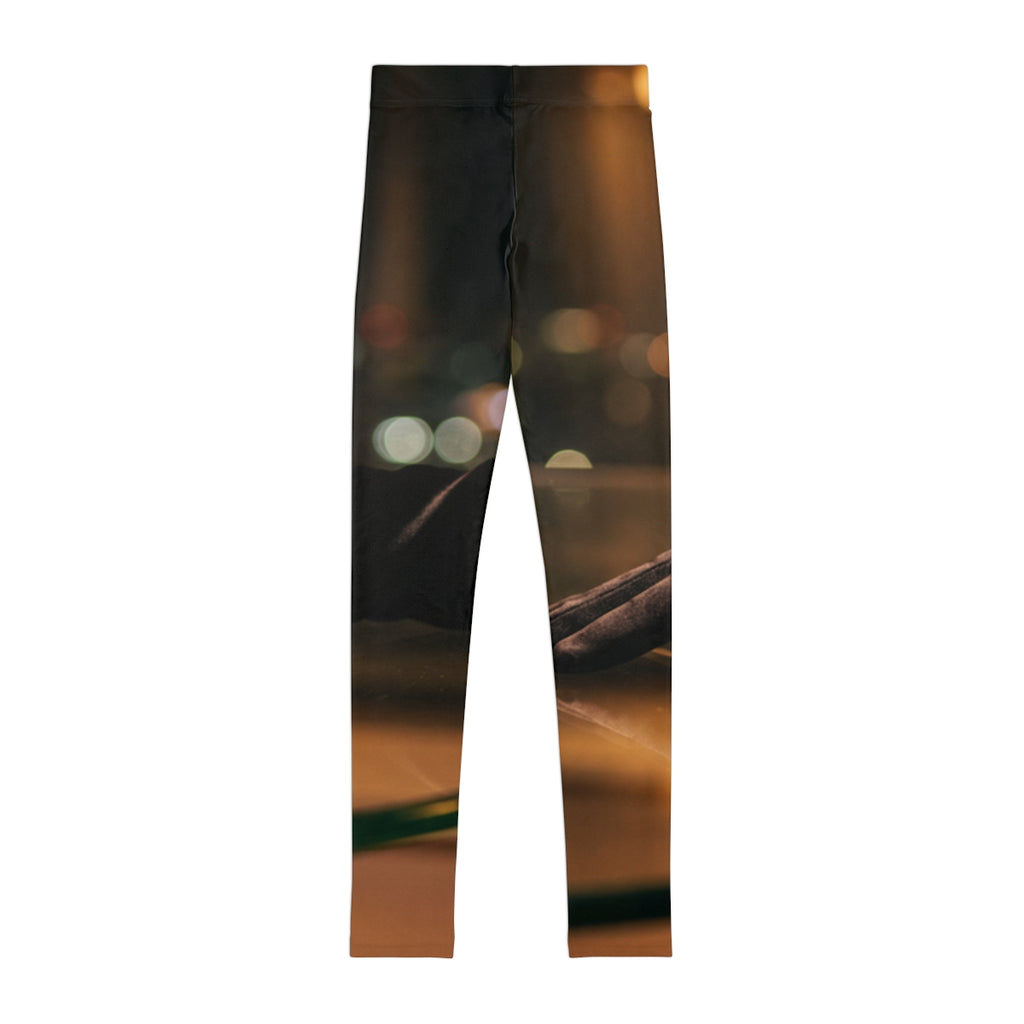 Youth Leggings - Cozy Shadow Kid Leggings | Echovira Gallery