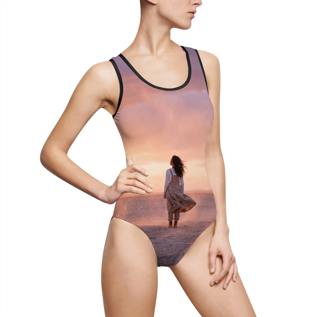 Desert Horizon Women's One-Piece Swimsuit