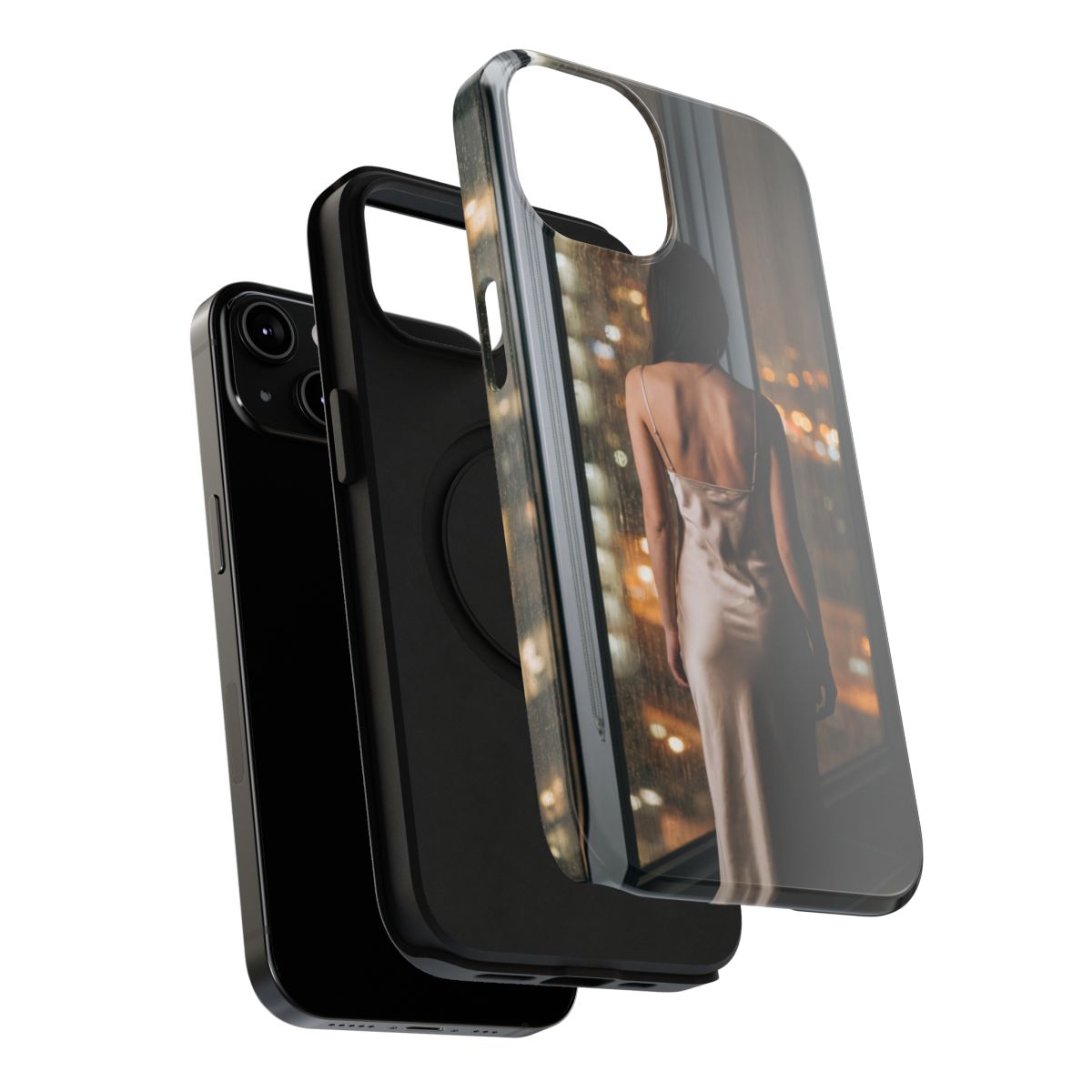 Impact-Resistant Cases - Tough Phone Case - Rainy Windows...— sizes part 1/2