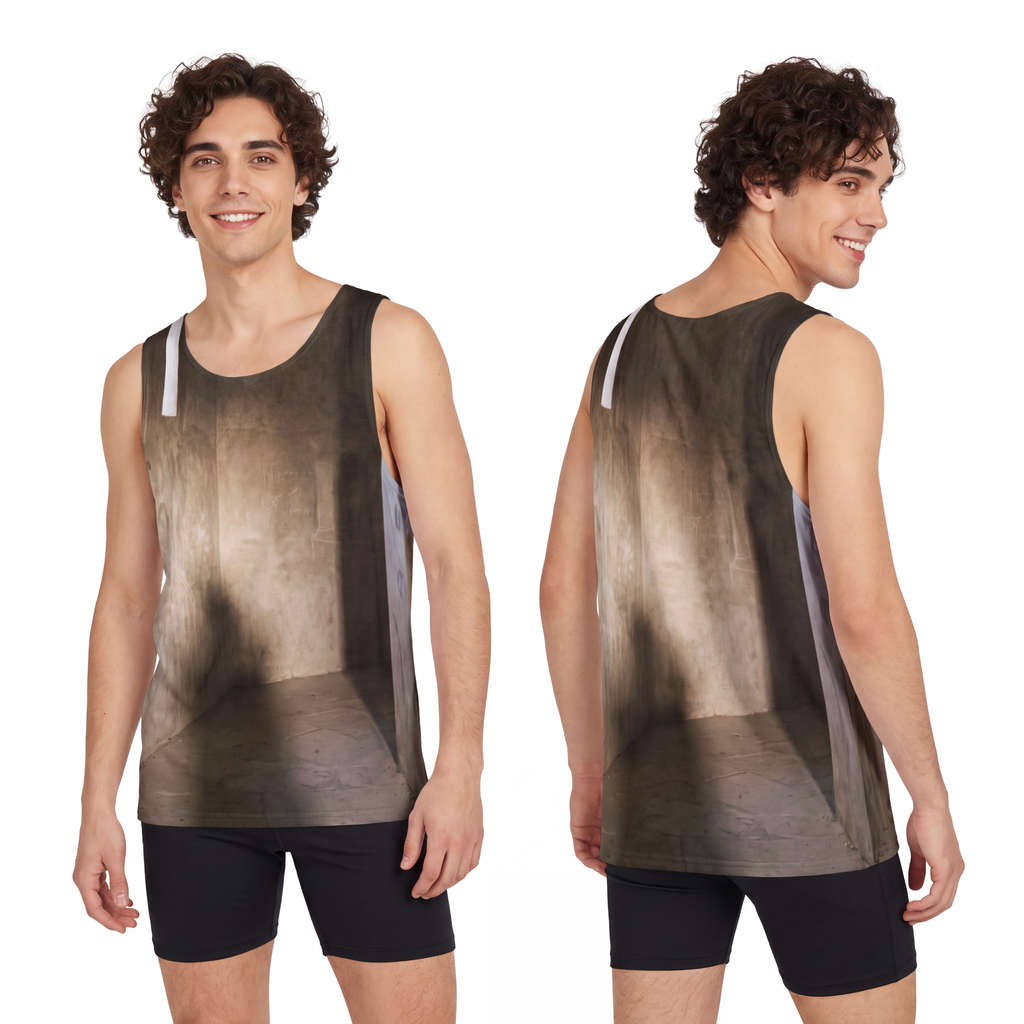 Men's Tank - Shadows of the Citadel moody architectural... |...