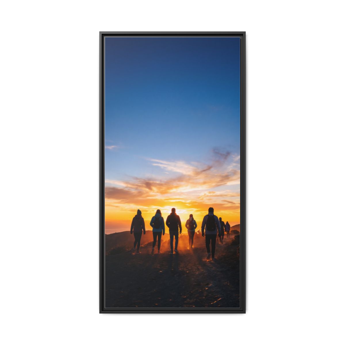 Matte Canvas, Framed - Epic Dawn Trek
