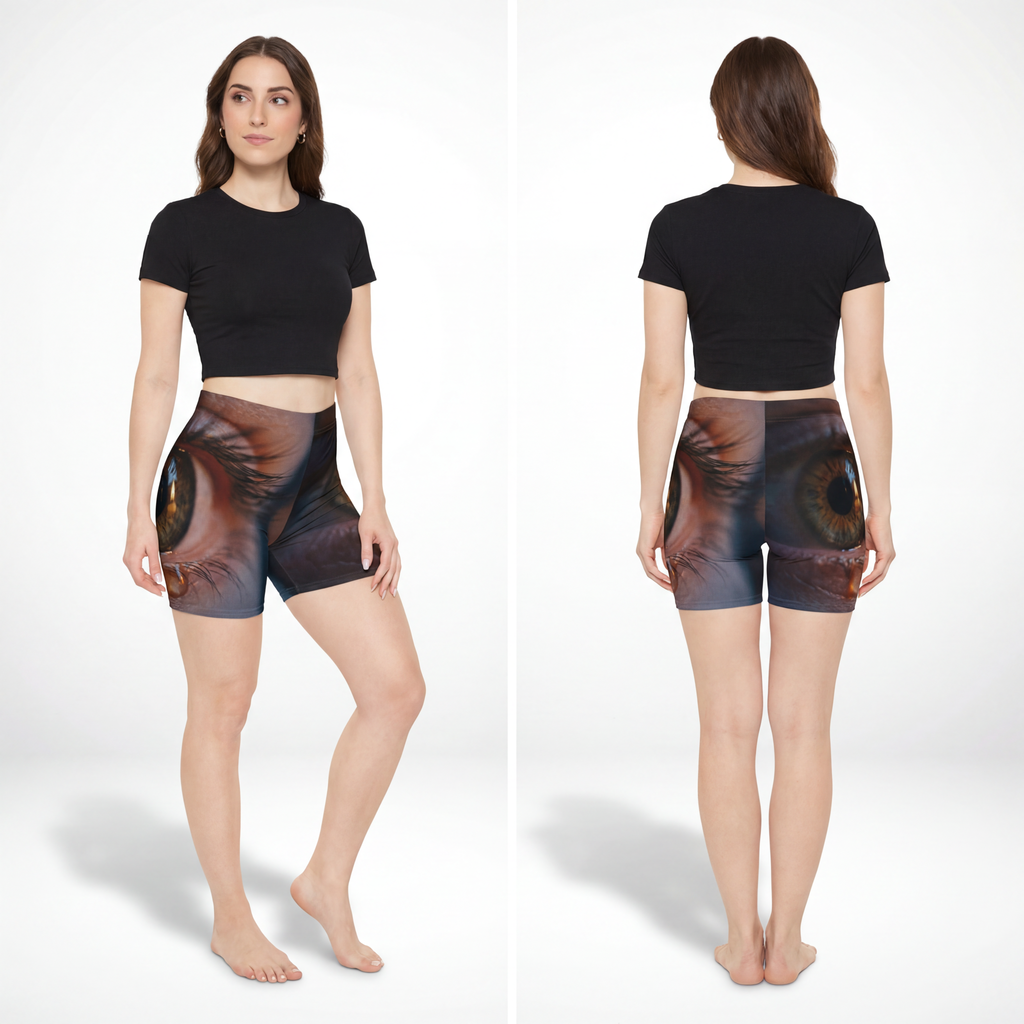 Damen-Radlerhose – leuchtender Riss