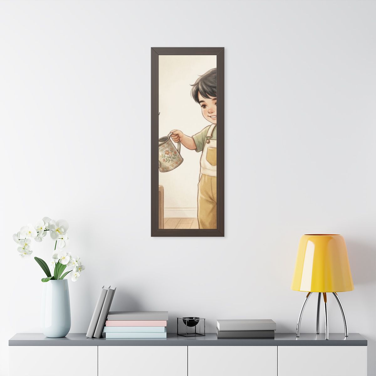 Framed Vertical Poster - Daily Growth Art — Walnut (11×14......
