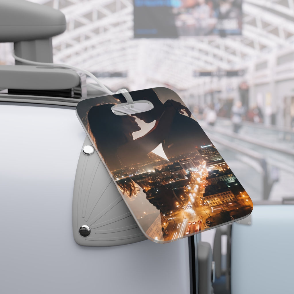 Luggage Tag - Midnight City Silhouette | Echovira Gallery