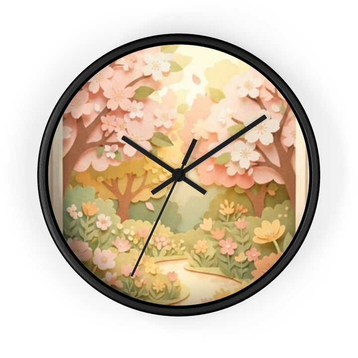 Wall Clock - Secret Garden Doorway