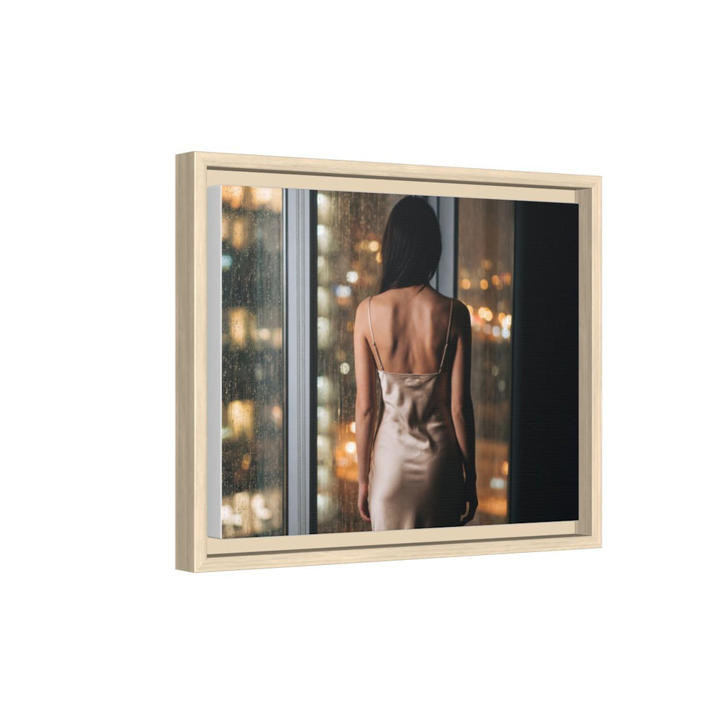 Framed Matte Canvas - Cinematic Nights — Natural / 1.25"
