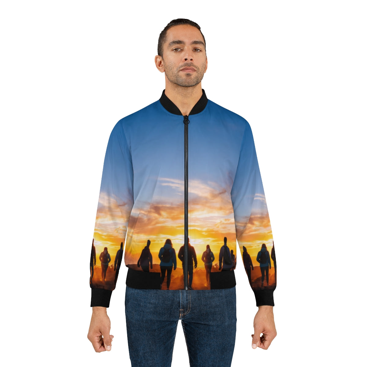 Men's Bomber Jacket - Dawn Trail Journey
